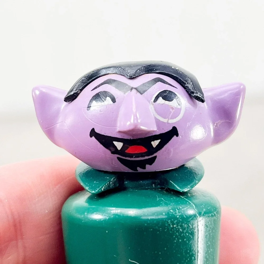 Vintage Count Dracula Little People Sesame Street Muppets 1973 Fisher‎ Price